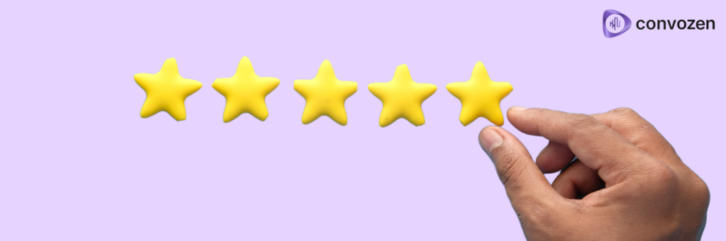 Customer effort score survey ratings