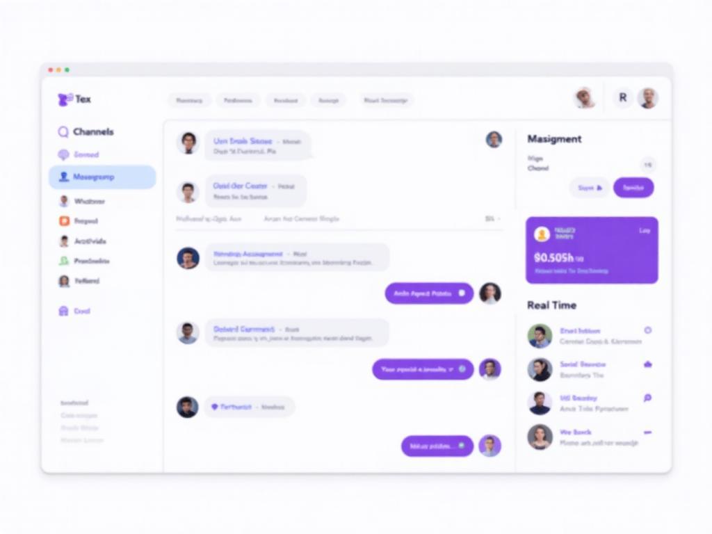 ConvoZen Chat AI agent dashboard showing multi-channel conversations and real-time metrics