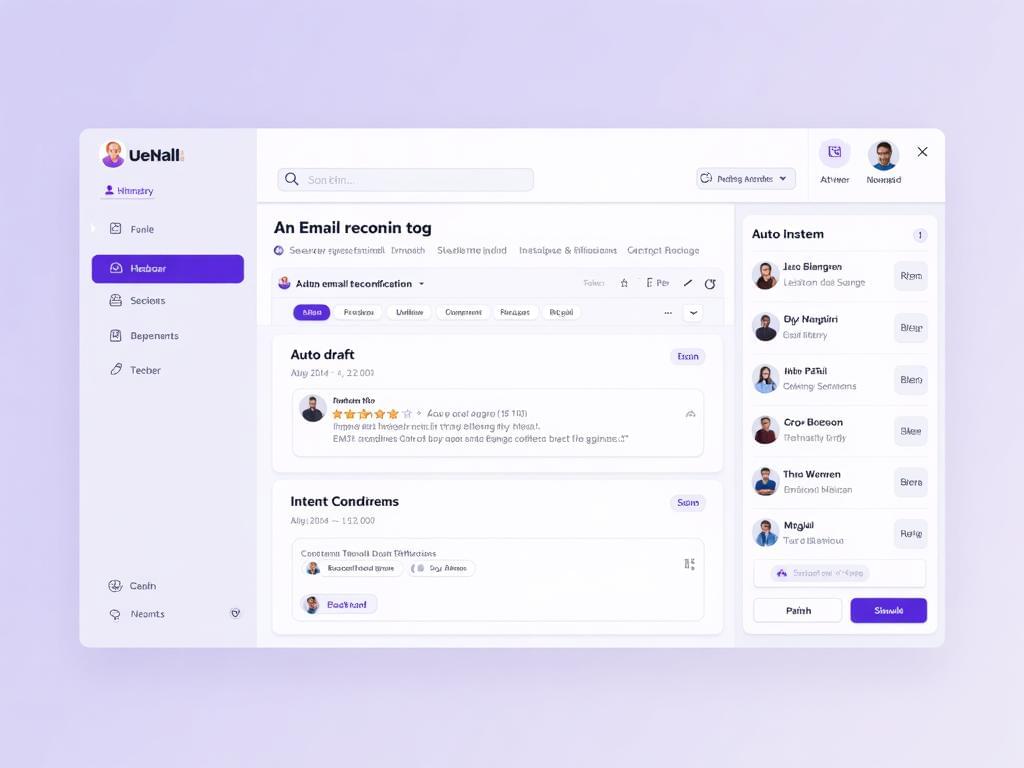 ConvoZen Email AI agent dashboard showing inbox classification and auto-draft capabilities