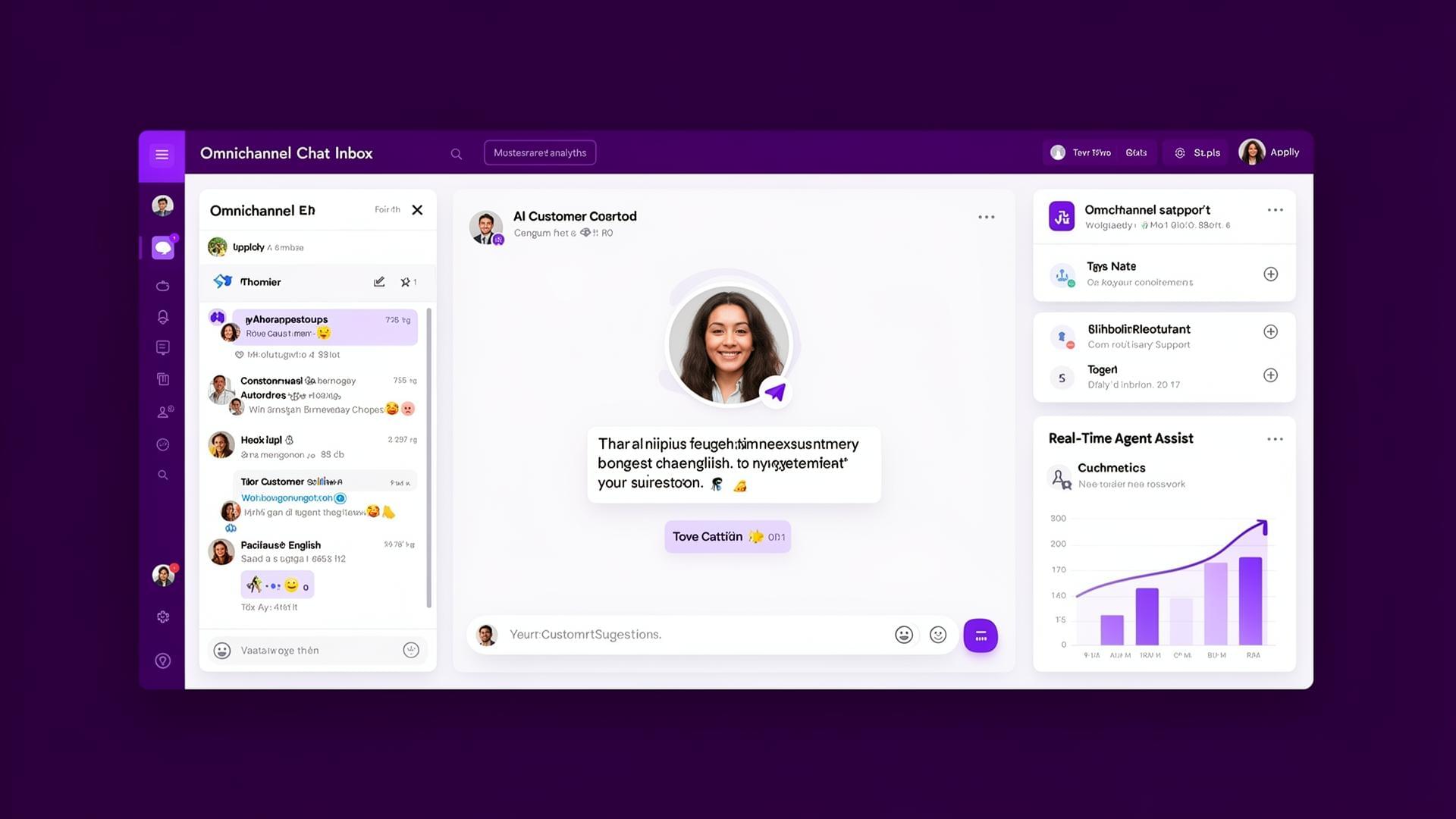 ConvoZen omnichannel support platform showing AI agent, agent assist, and analytics dashboard