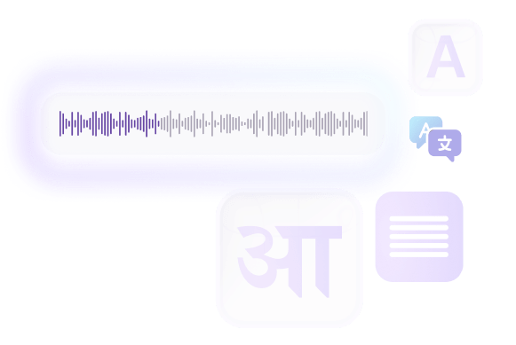 ConvoZen STT dashboard with real-time transcription, waveform, and confidence scoring